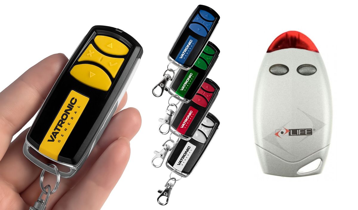 LIFE VIP2R - Luxus fém 4 csatornás távirányító VATRONIC