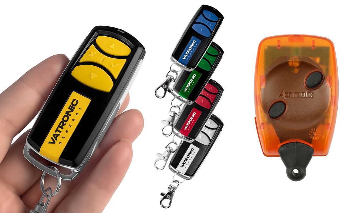 APRIMATIC TR2, TR4 - Luxus fém 4 csatornás távirányító VATRONIC