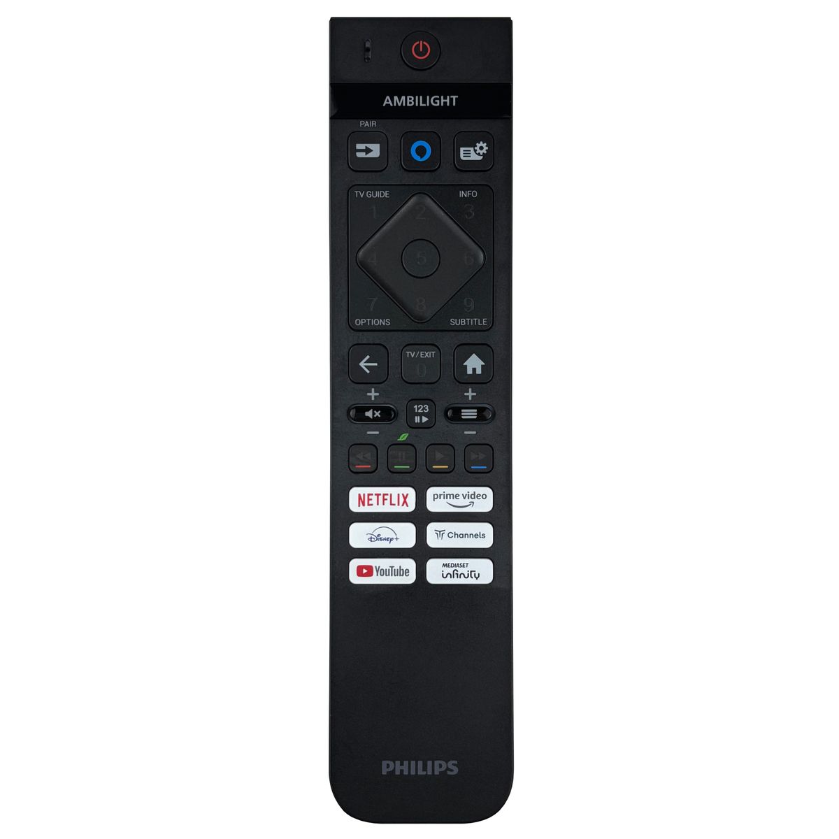 PHILIPS 398GM10BEPHNI000CR, 398GM10BEPHNI000SY, SRC-3512-08, 996592404212 - eredeti gyári távirányító hangvezérléssel és háttérvilágítással