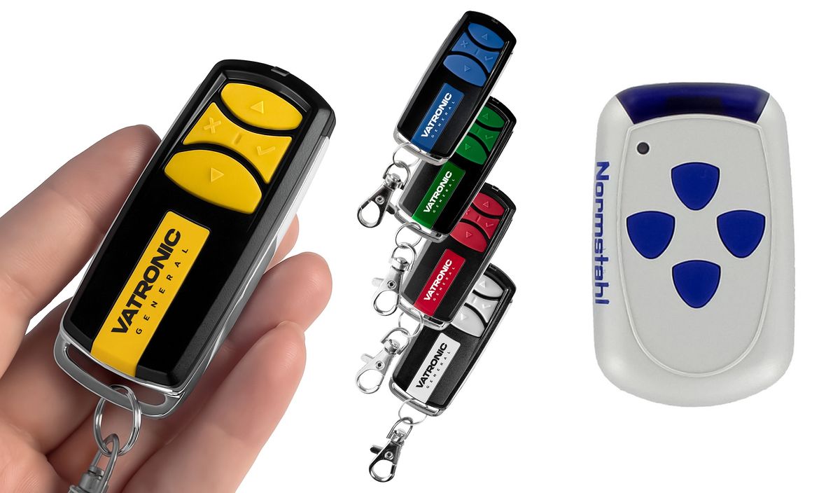 NORMSTAHL EA433 2K, EA433 4K, EA433 2K mini - Luxus fém 4 csatornás távirányító VATRONIC