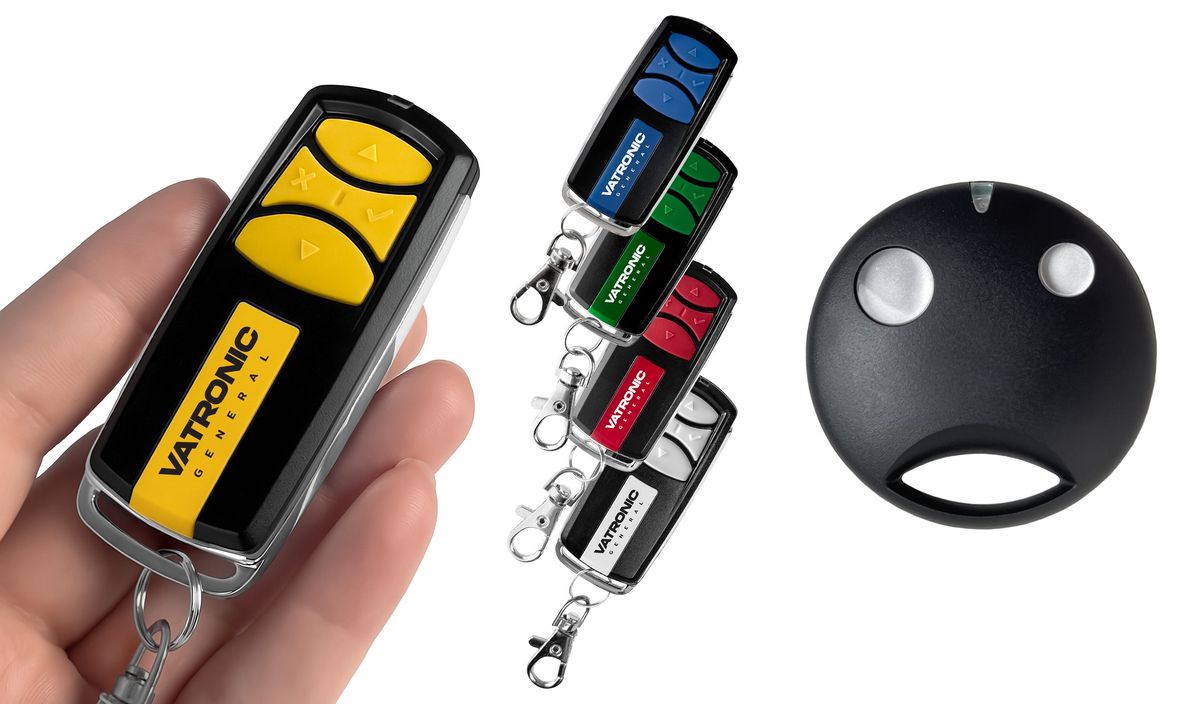 NICE SM2, SM4 SMILO - Luxus fém 4 csatornás távirányító VATRONIC