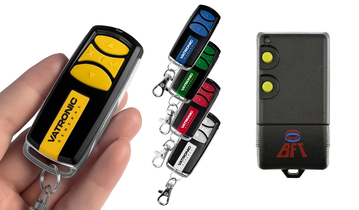 BFT TE01, TE02, TE03, TE04 - Luxus fém 4 csatornás távirányító VATRONIC