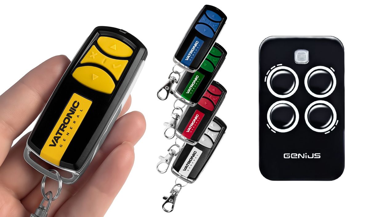GENIUS ECHO TX4 RC 433, ECHO 4 - Luxus fém 4 csatornás távirányító VATRONIC