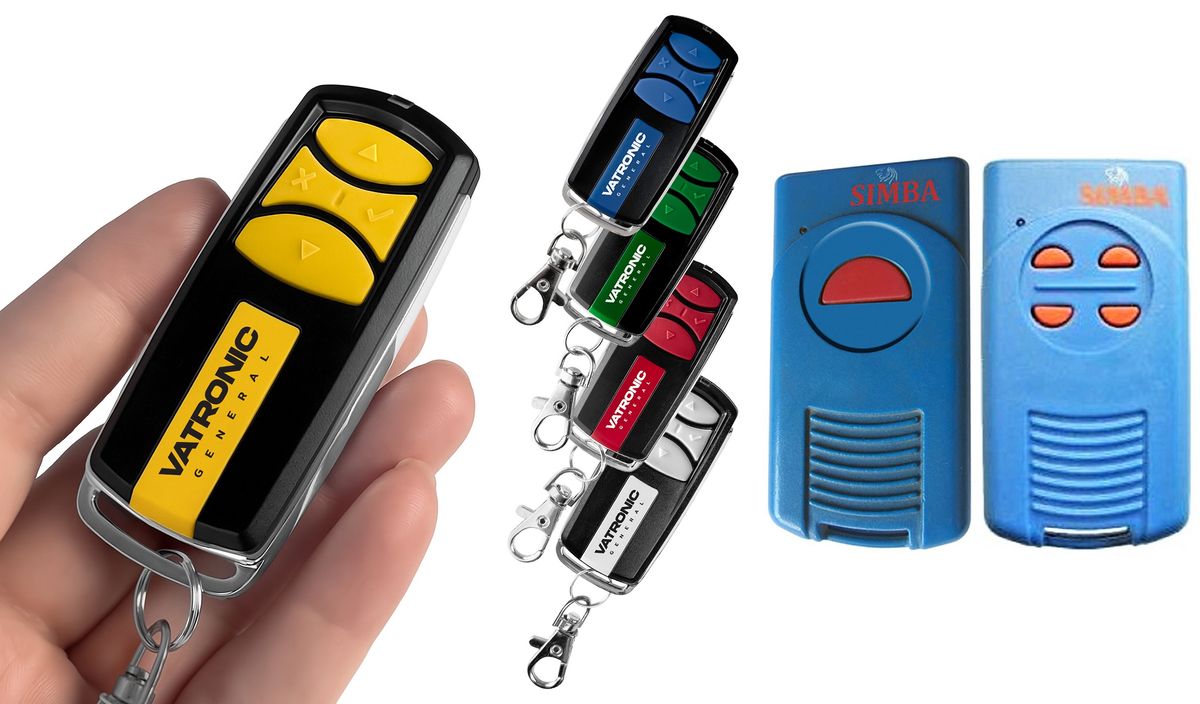 SIMBA RC1, RC4 - Luxus fém 4 csatornás távirányító VATRONIC