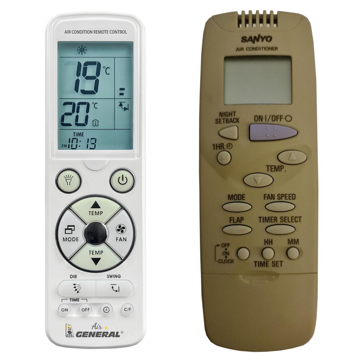 SANYO RCS-6HPS4E-GN -   

luxus háttérvilágítású 
távirányító