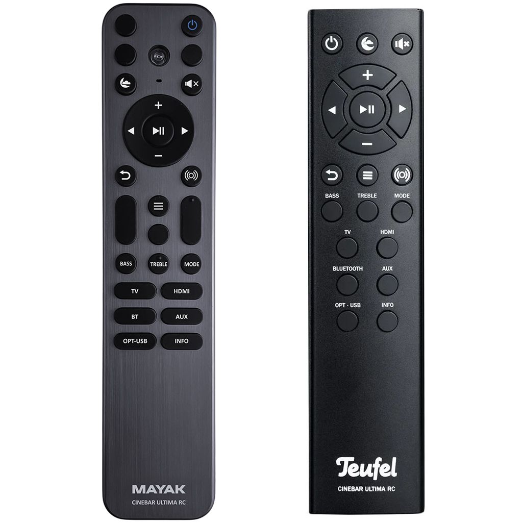 TEUFEL Cinebar Ultima RC -   

fémházas háttérvilágítással
távirányító
 duplikátum