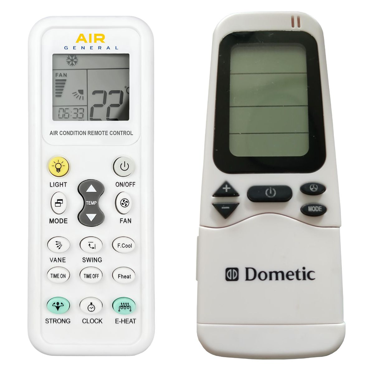 DOMETIC B1600, B2200, B2600, B3000, Freshlight 1600, 1700, 2200, P/N 52074, D381754 -   


kompatibilis General márkájú távirányító