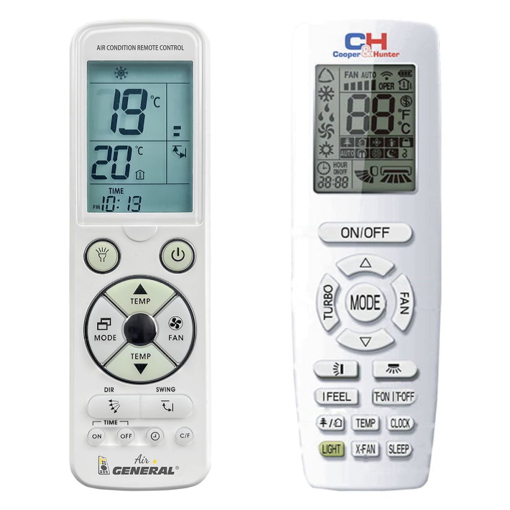 COOPER HUNTER Vital CHML-S12FTXF (I) -   

luxus háttérvilágítású 
távirányító