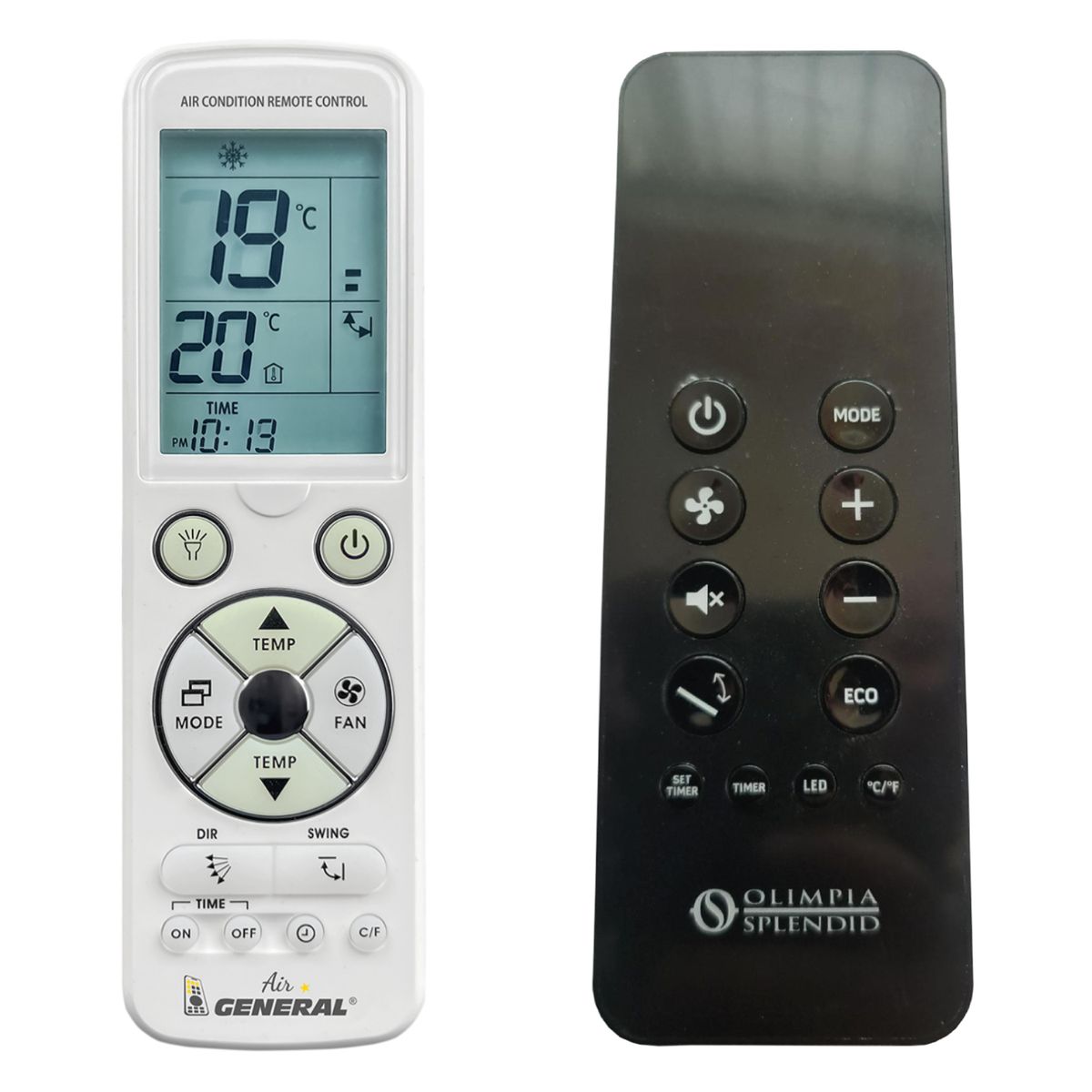 OLIMPIA SPLENDID Unico Pro Inverter 14 HP, 30 HP, Unico Tower 25 HP RVA, Unico Edge -   

luxus háttérvilágítású 
távirányító