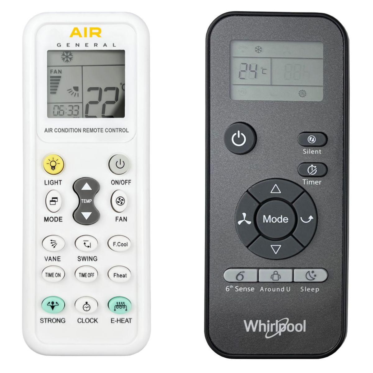 WHIRLPOOL DG11J2-32, PACB212HP,  PACB29CO, PACB29HP, PACW212CO  -   


kompatibilis General márkájú távirányító