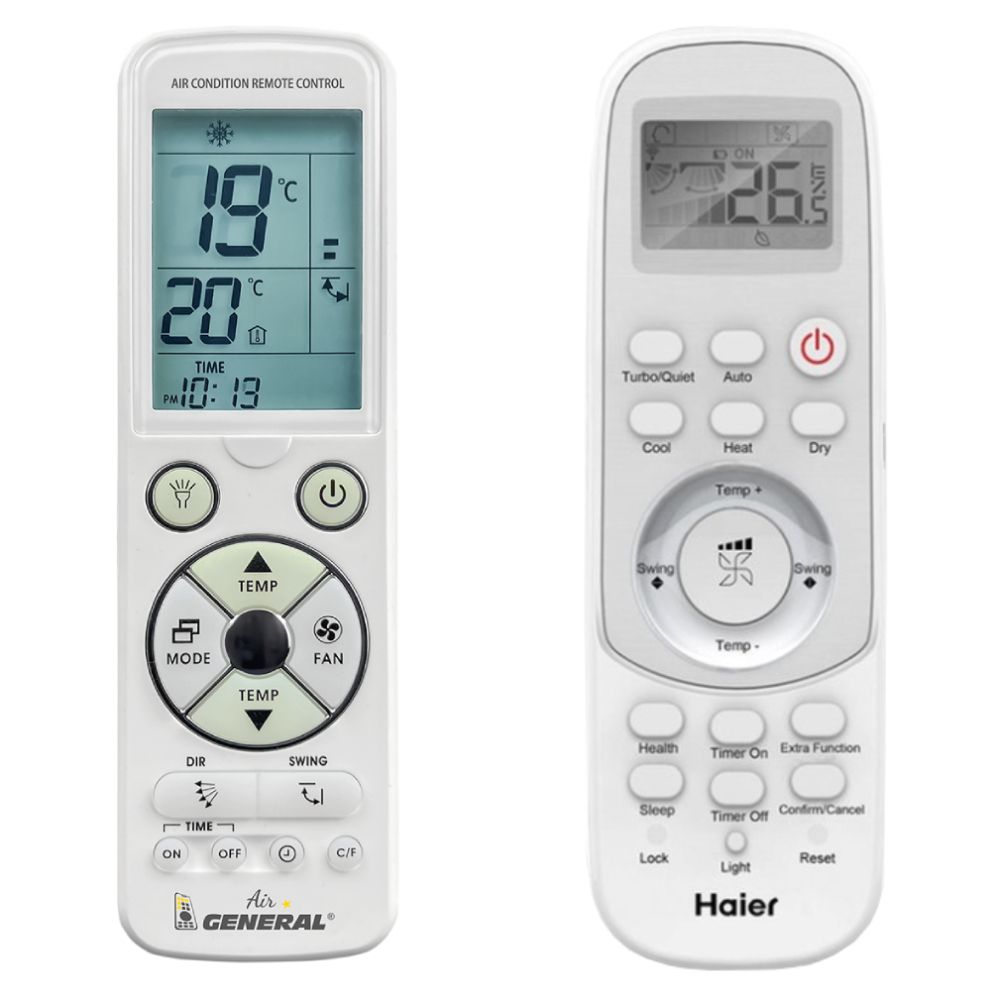 HAIER AS07NS3HRA, AS09NS3HRA, AS12NS3HRA, AS15NS3HRA, AS18NS3HRA, AS24NS3HRA -   

luxus háttérvilágítású 
távirányító