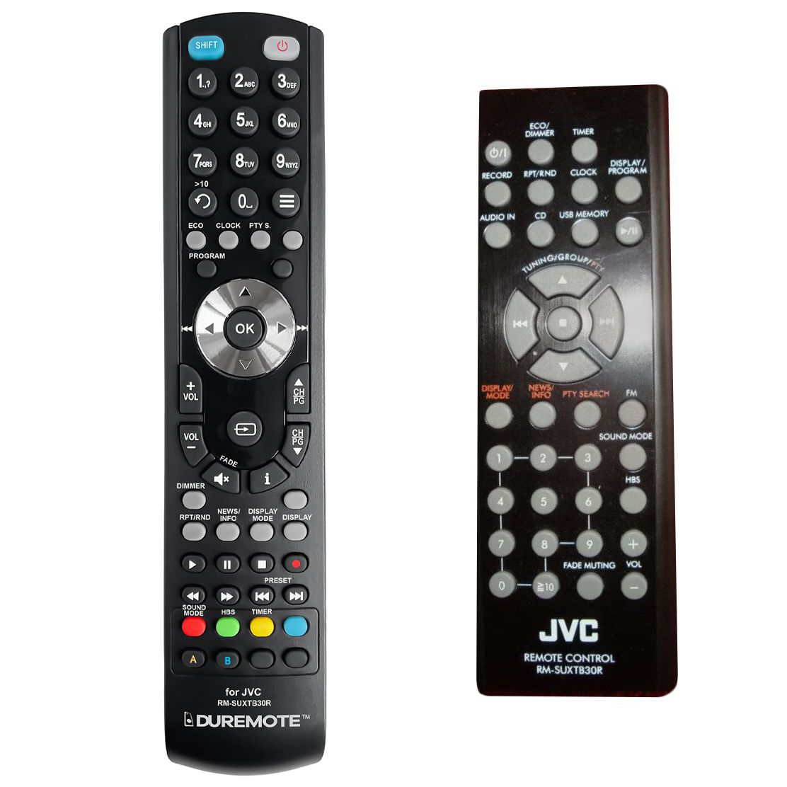 JVC RM-SUXTB30R - távirányító duplikátum