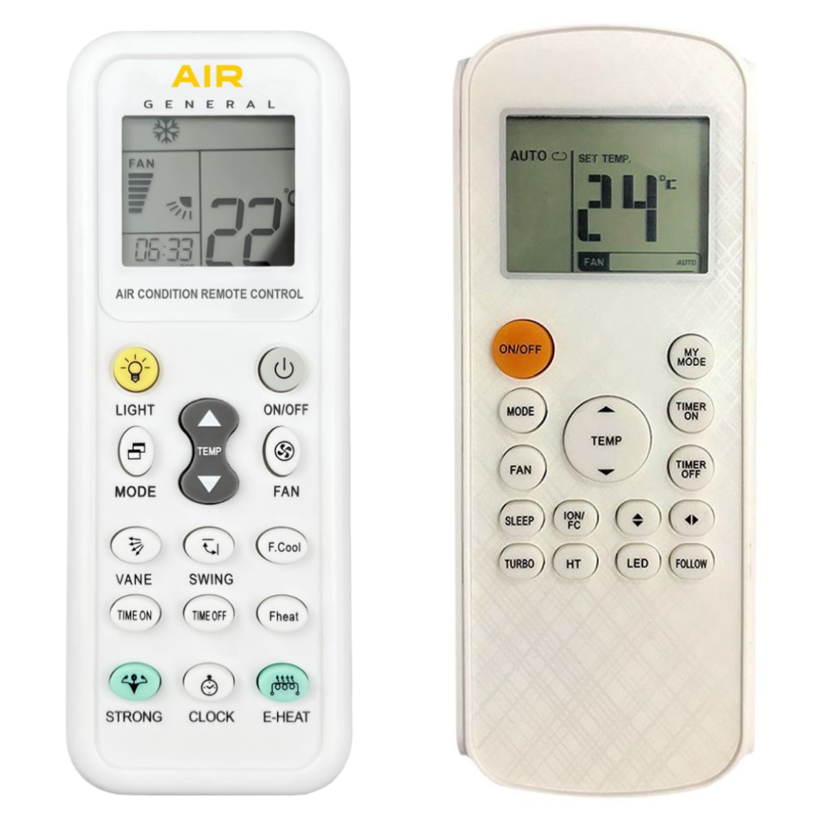 MIDEA RG57K6(B)/BGEF -   


kompatibilis General márkájú távirányító