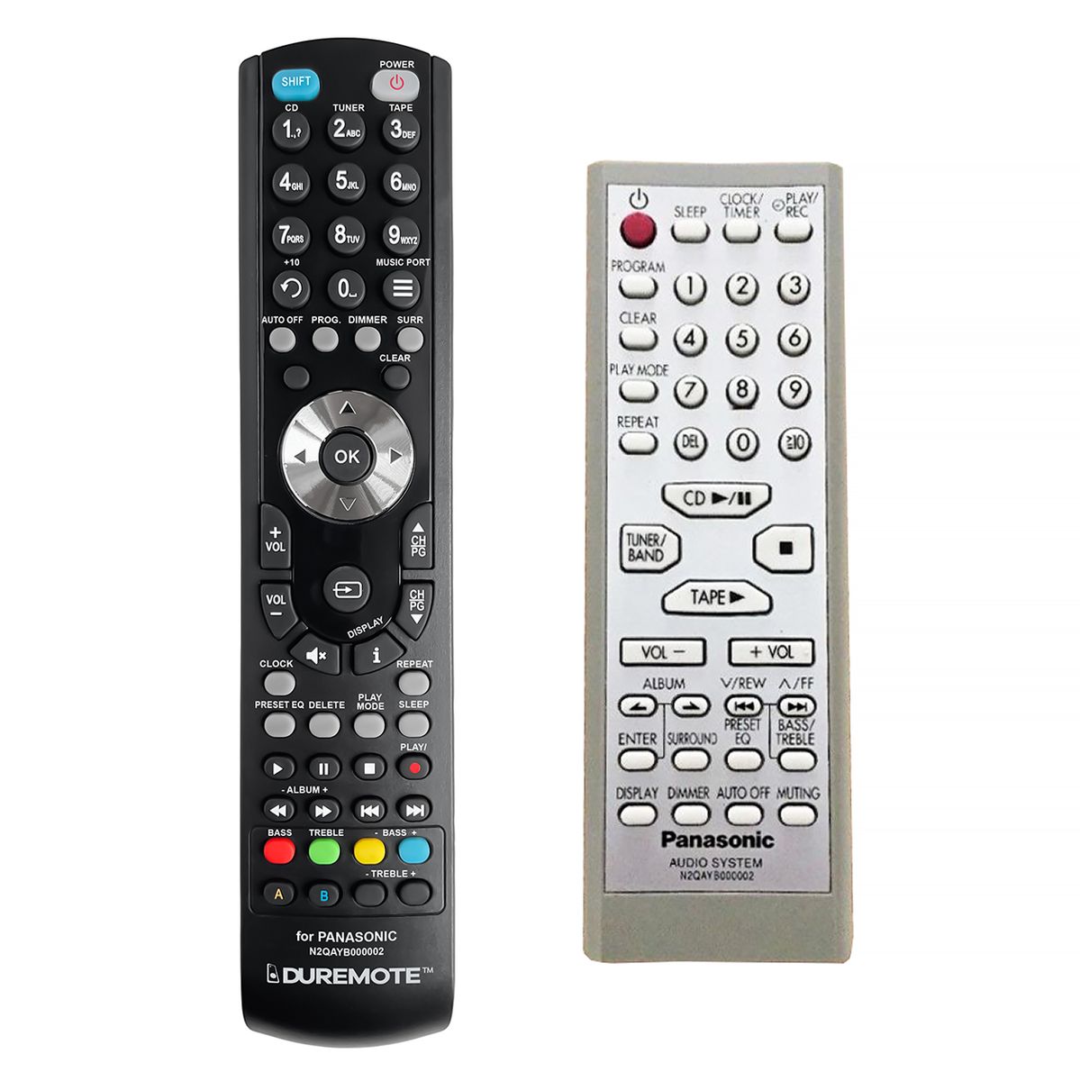 PANASONIC N2QAYB000002 - távirányító duplikátum