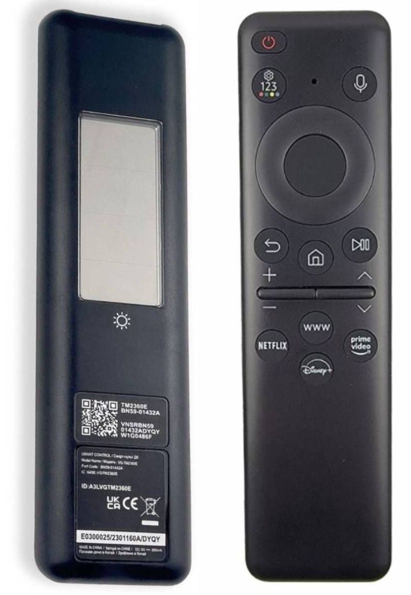 SAMSUNG BN59-01432J - NAPENERGIA rádiós (BT) csere távirányító hangvezérléssel