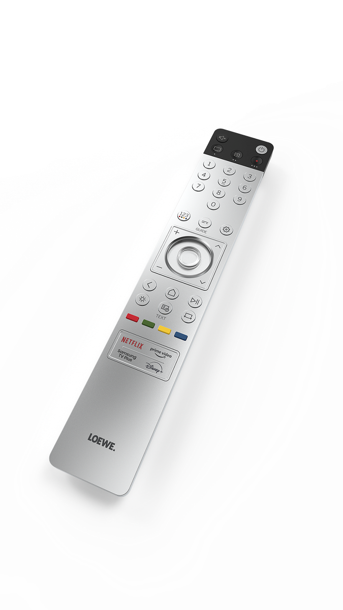 LOEWE STELLAR 77 DR+, Stellar 48 DR+ Alu +,  Stellar 55 4K UHD OLED Alluminium - eredeti gyári távirányító hangvezérléssel 2. osztály