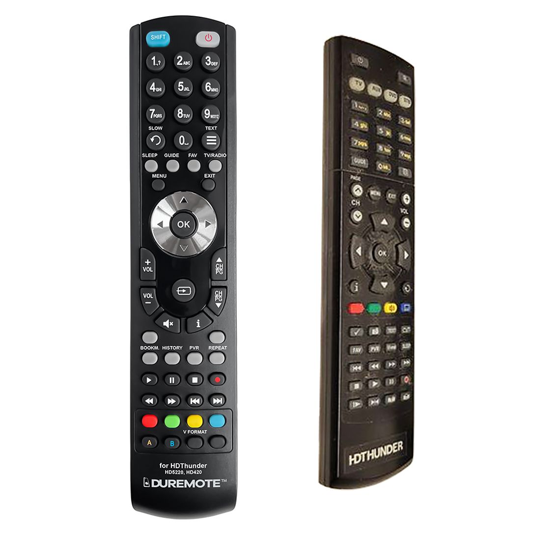 HDThunder HD5220, HD420 - távirányító duplikátum