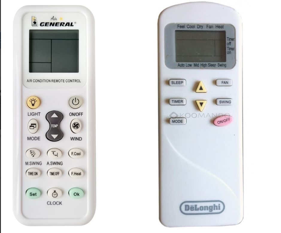 DELONGHI KTTCL001, CKP 30E -   


kompatibilis General márkájú távirányító