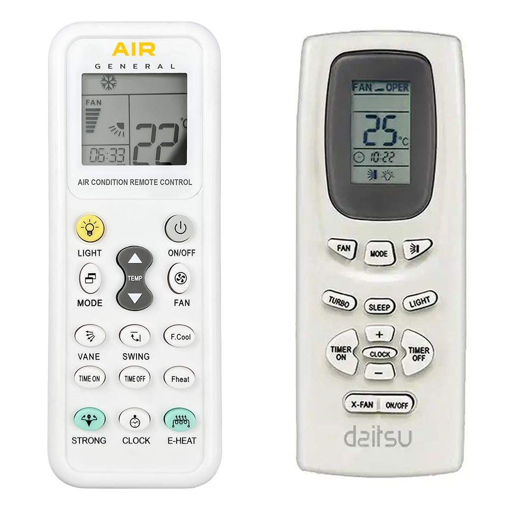 DAITSU DS-9UIAK, DS-12UIAK -   


kompatibilis General márkájú távirányító