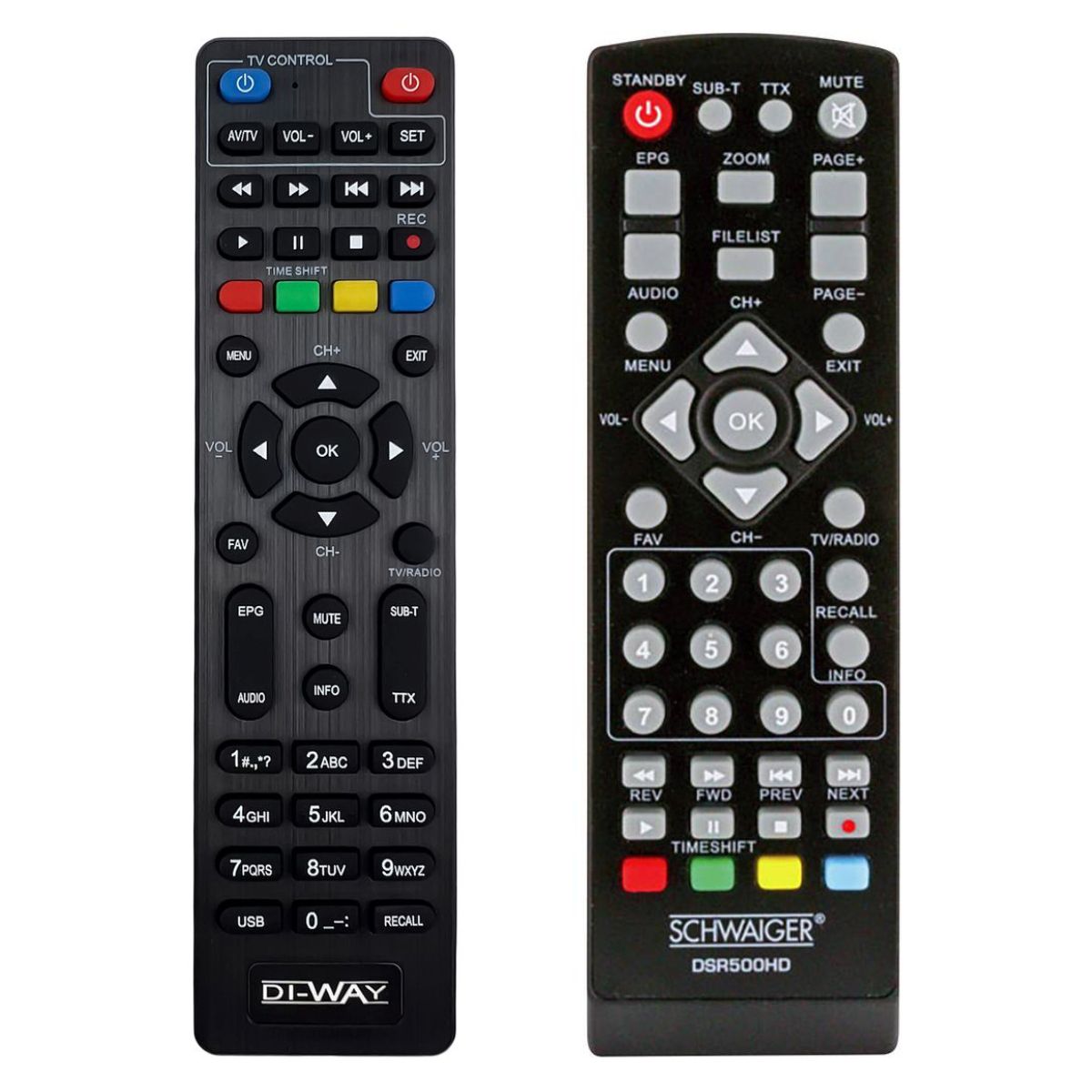 SCHWAIGER DSR500HD, DCR600HD - eredeti gyári távirányító