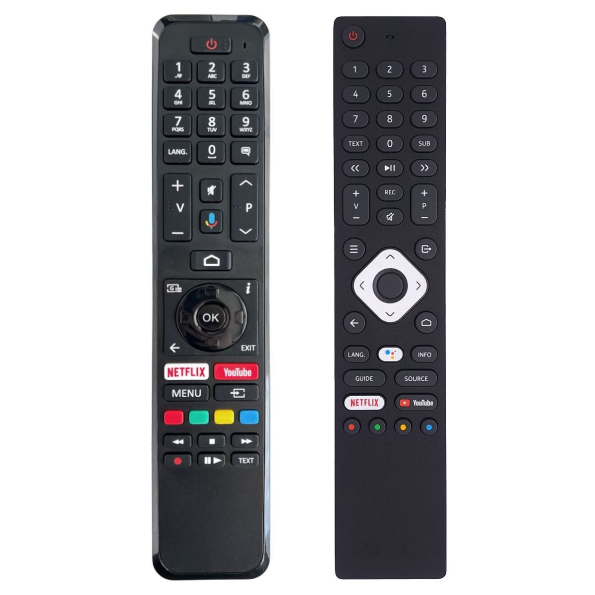 NOKIA RC4220, RC120, Smart TV 3900A, 4300A, 4300B, 5000A, 5500A, 5800A, 6500A, 7500A - helyettesítő távirányító