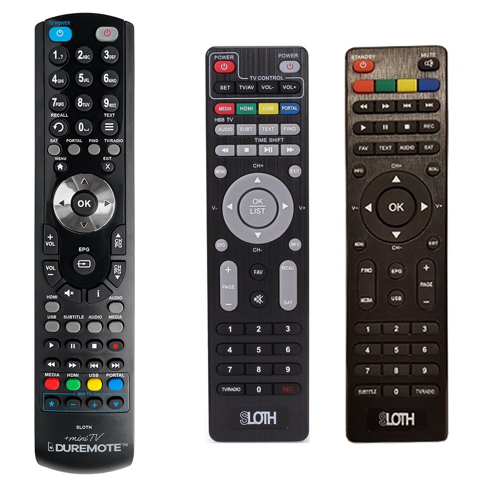 OPTICUM SLOTH Classic, Plus, Combo, Ultra, Mini + TV vezérlés (mini TV) - távirányító duplikátum