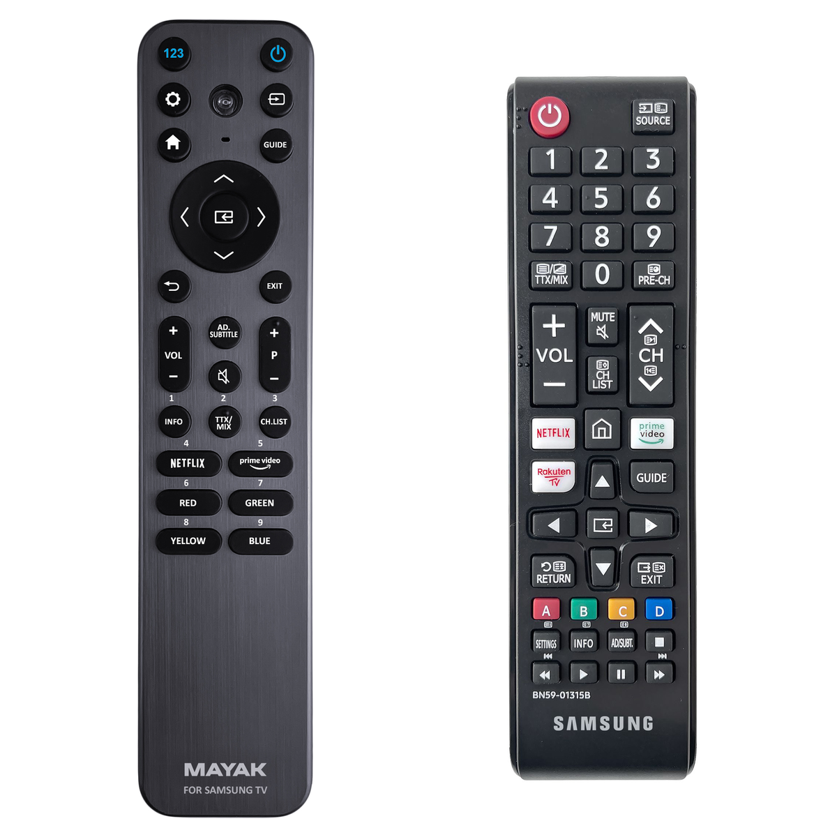 SAMSUNG BN59-01315B -   

fémházas háttérvilágítással
kompatibilis General márkájú távirányító