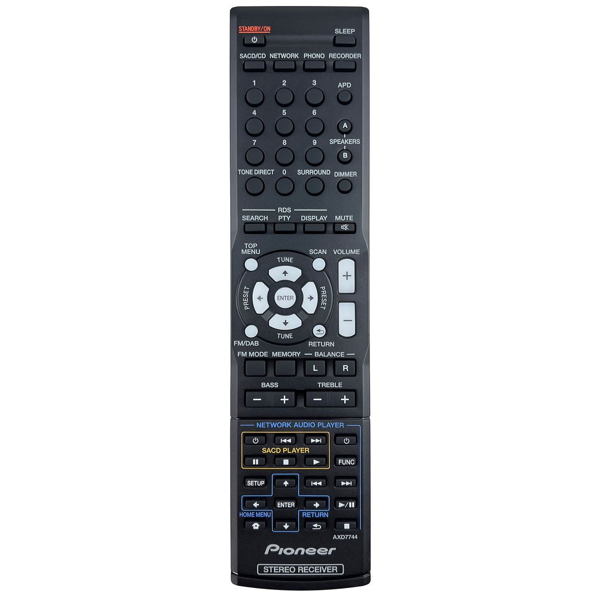 PIONEER AXD7744 - eredeti gyári távirányító
