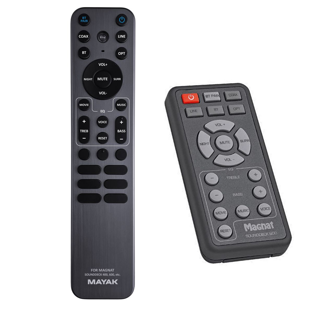 MAGNAT Sounddeck 100, 400, 400 BTX, 600, 700 -   

fémházas háttérvilágítással
távirányító
 duplikátum