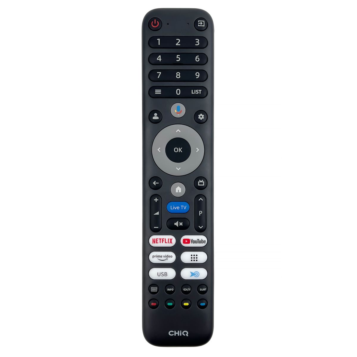 CHiQ L32FM10V, U65M10F, M55QN9G GOOGLE TV - eredeti gyári távirányító hangvezérléssel