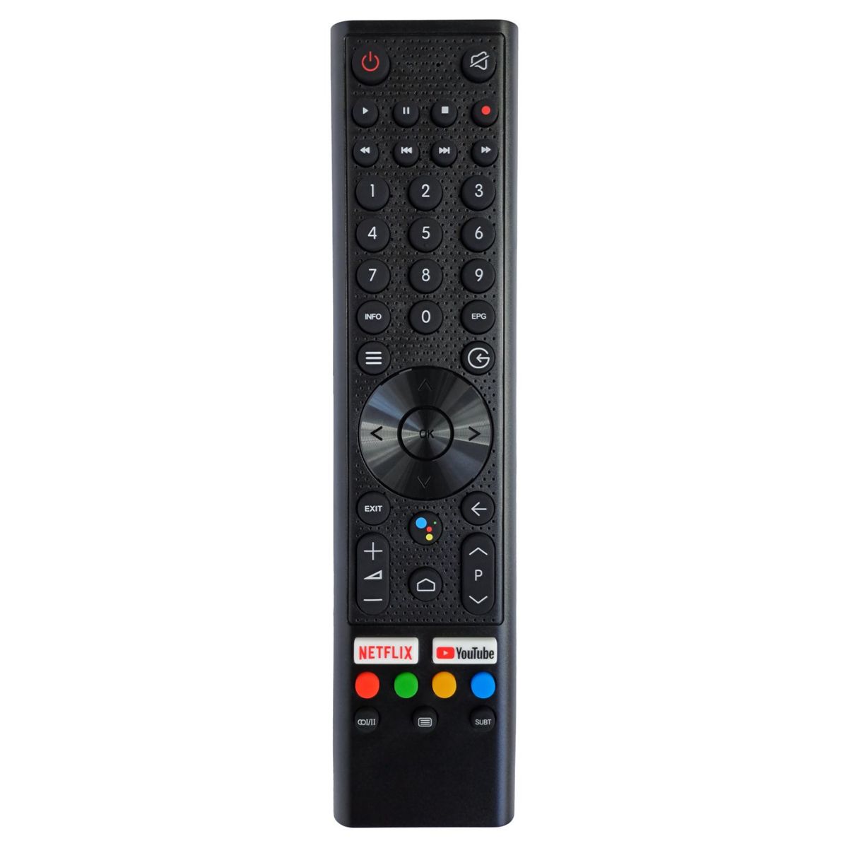 QILIVE Q65UA211, Q43UA212B, Q58UA211B, Q43UA211B, Q55UA221B - helyettesítő távirányító