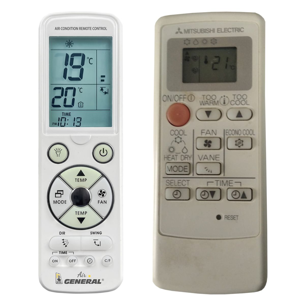 MITSUBISHI MSZ-HC25VA, MSZ-HC35VA, MSZ-HC35VA, MSZ-HC35VAB, MSZ-HC35VAB -   

luxus háttérvilágítású 
távirányító