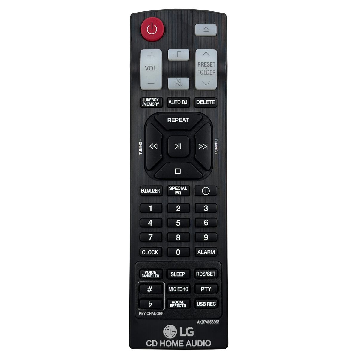 LG AKB74955362,  CJ45, CK43, CK56, CKS57F, CL65, OK55, OK75, XBOOM ON7 - eredeti gyári távirányító