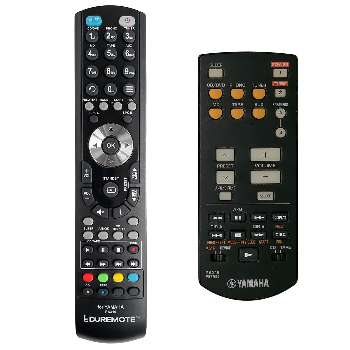 YAMAHA RAX16 - távirányító duplikátum