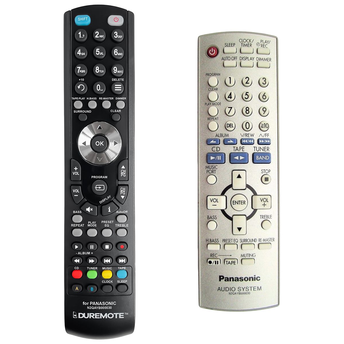 PANASONIC N2QAYB000030 - távirányító duplikátum