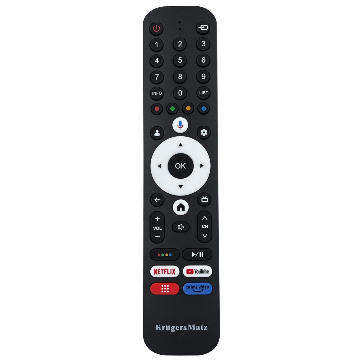 Kruger&Matz Google TV - eredeti gyári távirányító hangvezérléssel