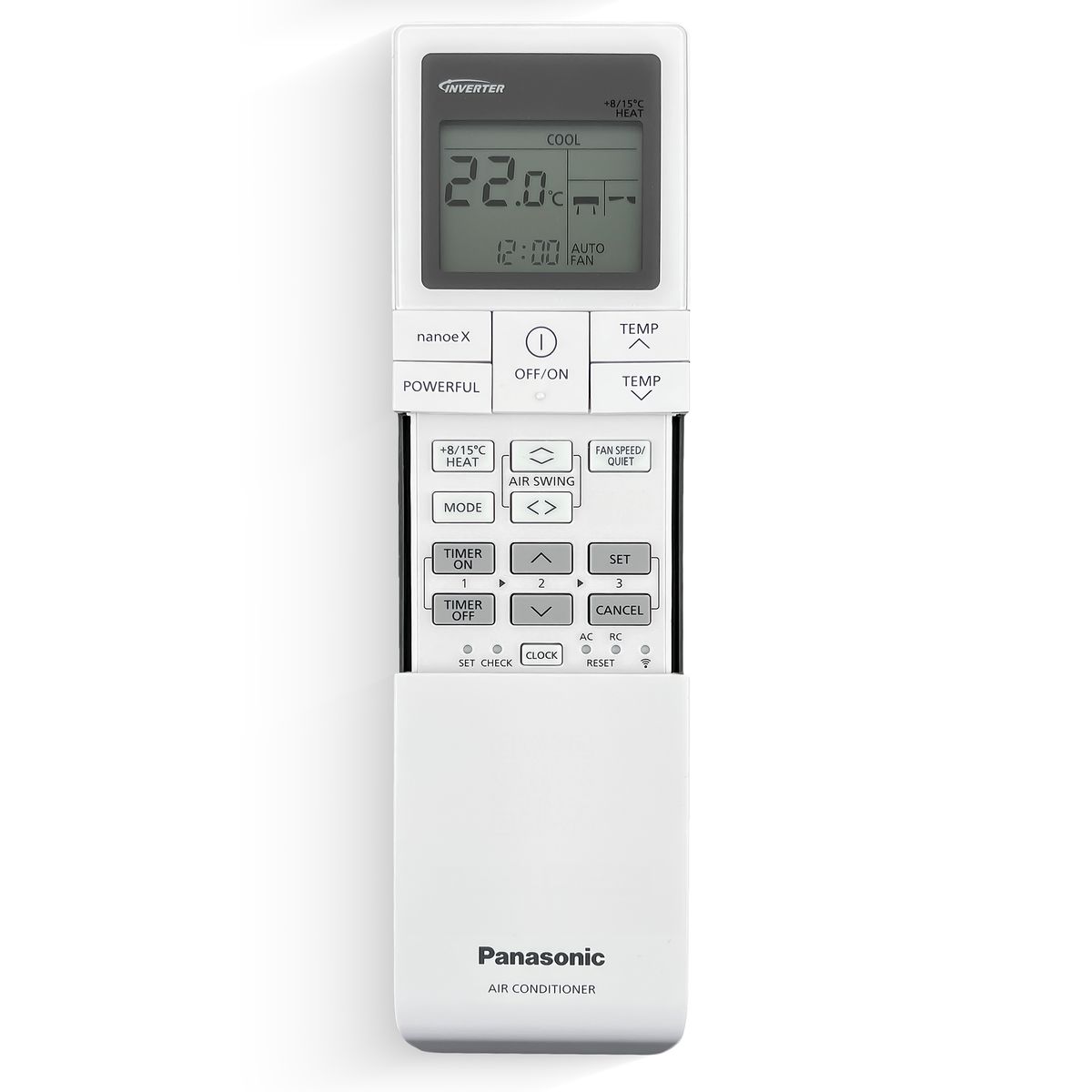 PANASONIC ACXA75C19020, CS-HZ25WKE, CS-HZ25WKE CS-HZ35WKE CS-HZ25WKE-5, CS-Z25UFEAW-1 - eredeti gyári távirányító