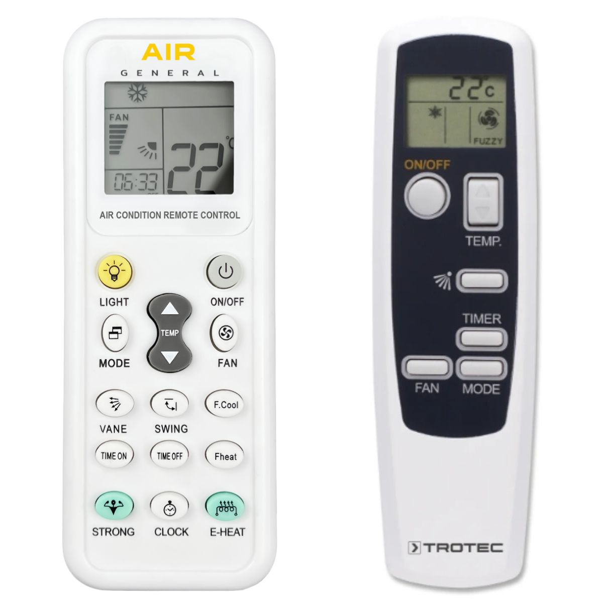 TROTEC PAC 4600, PAC4600 -   


kompatibilis General márkájú távirányító