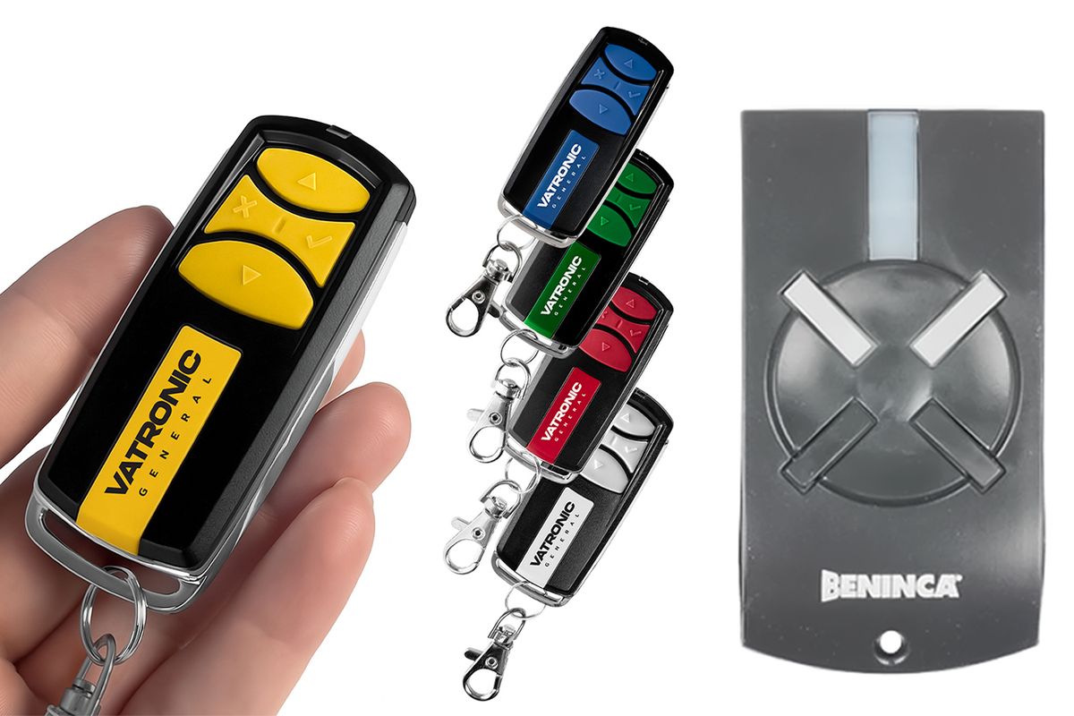 BENINCA T2WV - Luxus fém 4 csatornás távirányító VATRONIC