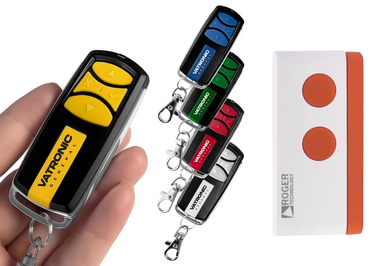 ROGER T80/TX2 - Luxus fém 4 csatornás távirányító VATRONIC