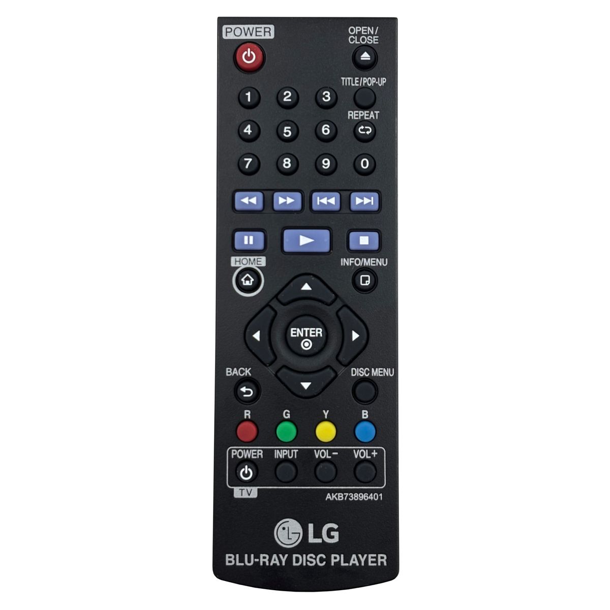 LG AKB73896401, BD640, BP135W, BP200, BP250, BP325W, BP350, BP400 - eredeti gyári távirányító