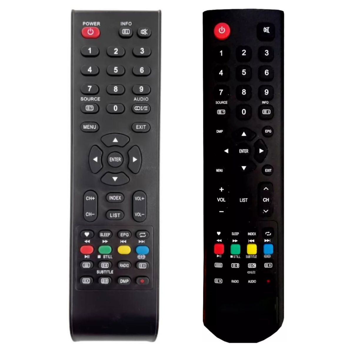 UNITED TV LED24H50, LED32H50, LED32HS40, LED39HS40, LED40HS5 - helyettesítő távirányító