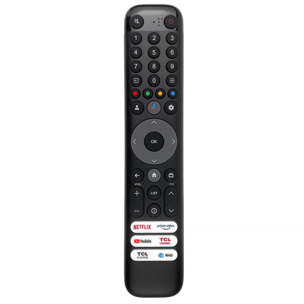 TCL RC833, 43C645, 43C649, 55C643, 55C745, 55C845, 58P635 etc. - csere távirányító hangvezérléssel