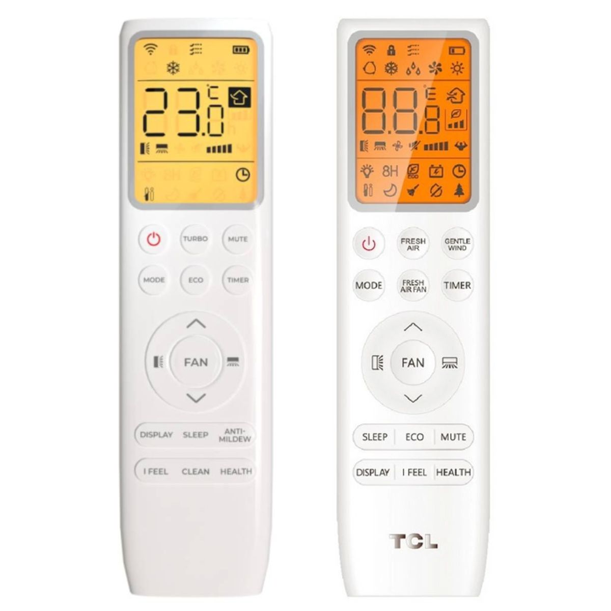 TCL FRESHIN 2.0, TAC-12CHSD, X-fresh TAC-12HRID - eredeti gyári távirányító