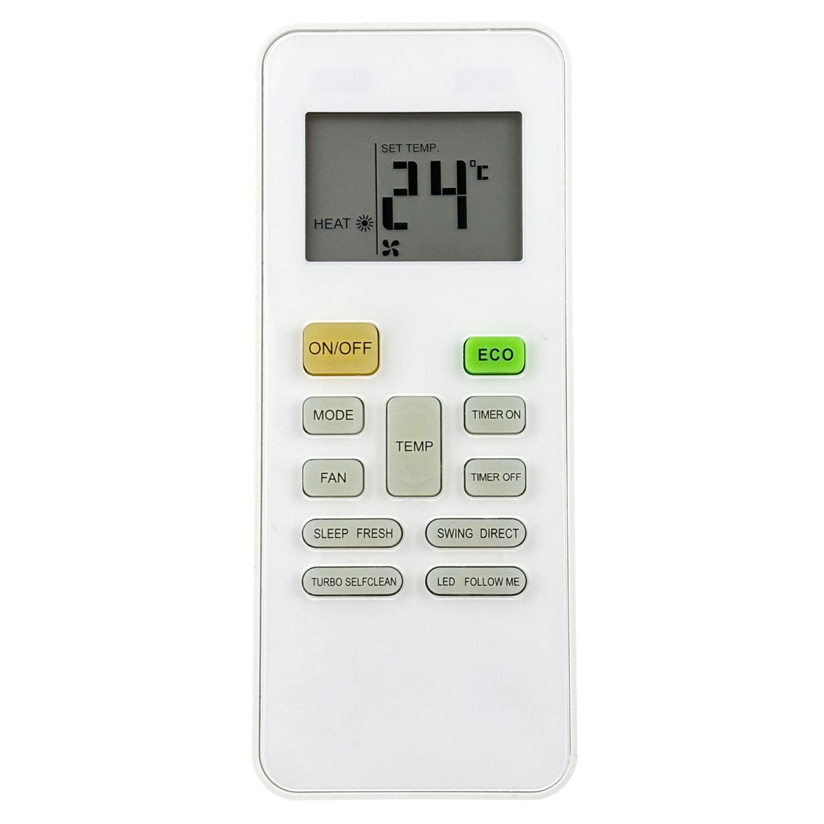 MIDEA RG52E2/BGEF - eredeti gyári távirányító