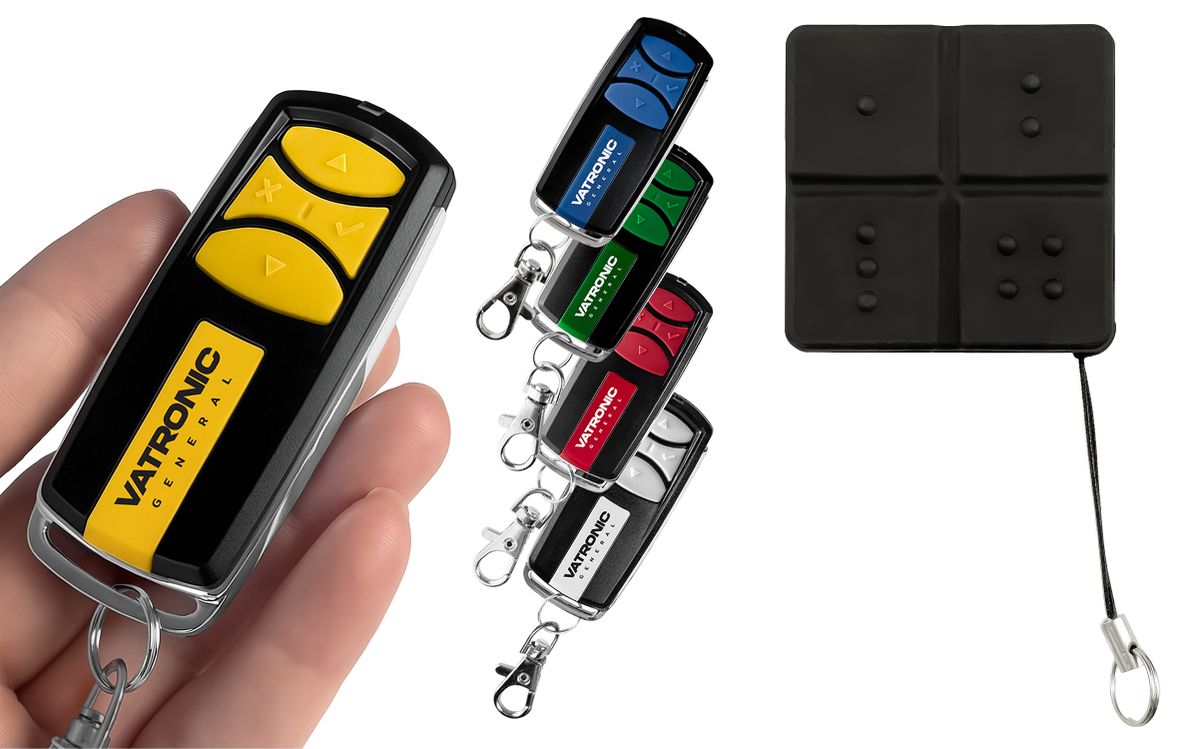 GIBIDI DOMINO DTS4334 - AU0300  - Luxus fém 4 csatornás távirányító VATRONIC