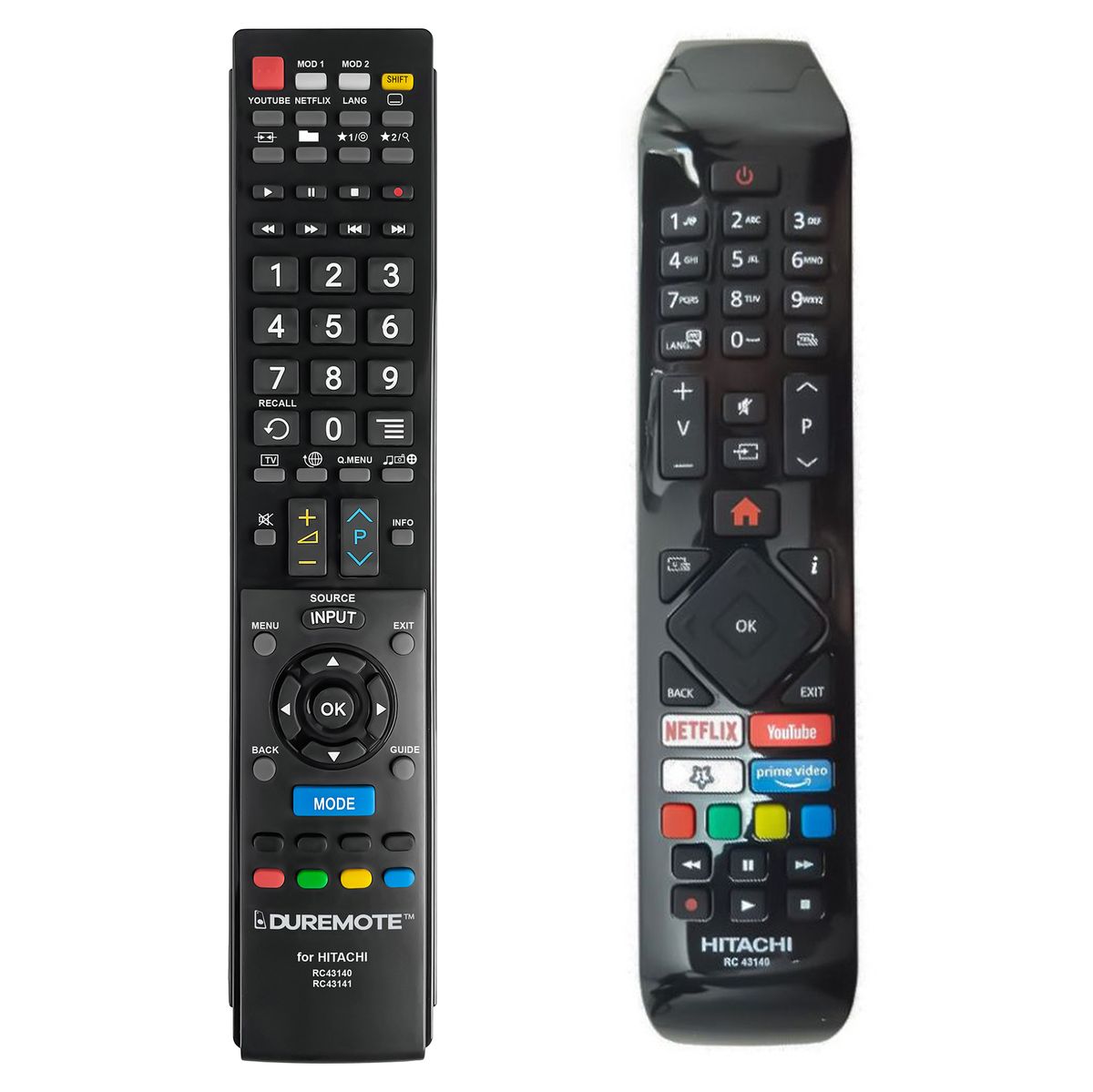 HITACHI RC43140P - távirányító duplikátum