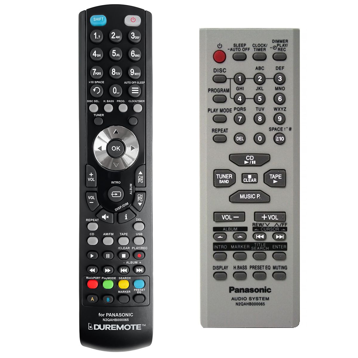 PANASONIC N2QAHB000065 - távirányító duplikátum