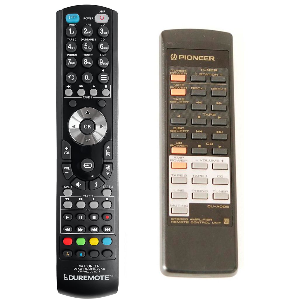 PIONEER CU-A005, CU-A007 - távirányító duplikátum