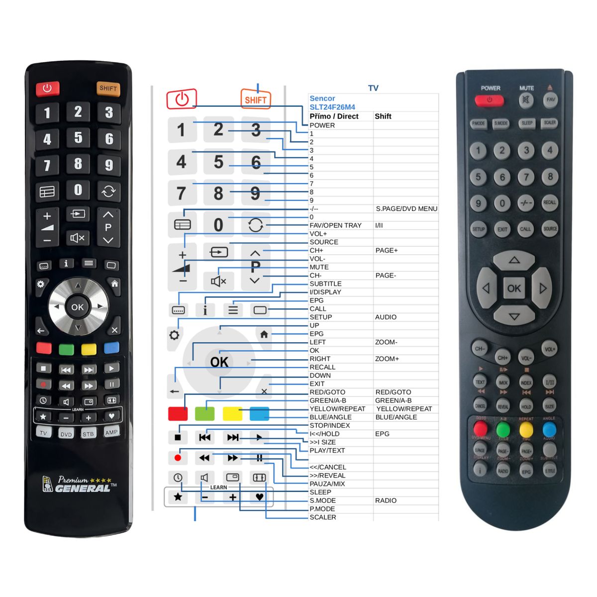 SENCOR SLT24F26M4 -   


kompatibilis General márkájú távirányító
